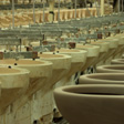 Close-up of production line.