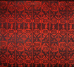 Australian Aboriginal Fabric Land of Utopia Black by Anna Pitjara for M&S  Textiles -  Canada