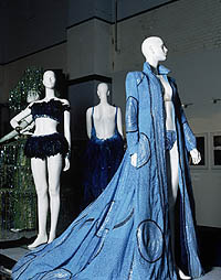 A group of garments designed by Peter Morrissey