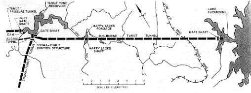 Plan of Eucumbene-Tumut tunnel