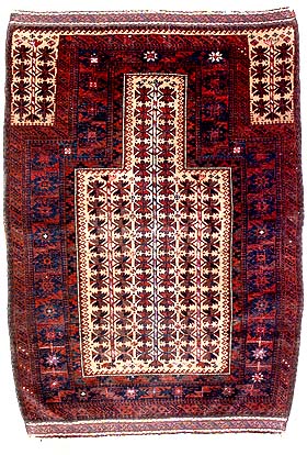 Baluchi prayer rug